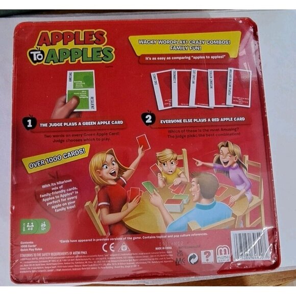 Apples to Apples Game for 4-8 Players New in Box - Picture 2 of 3